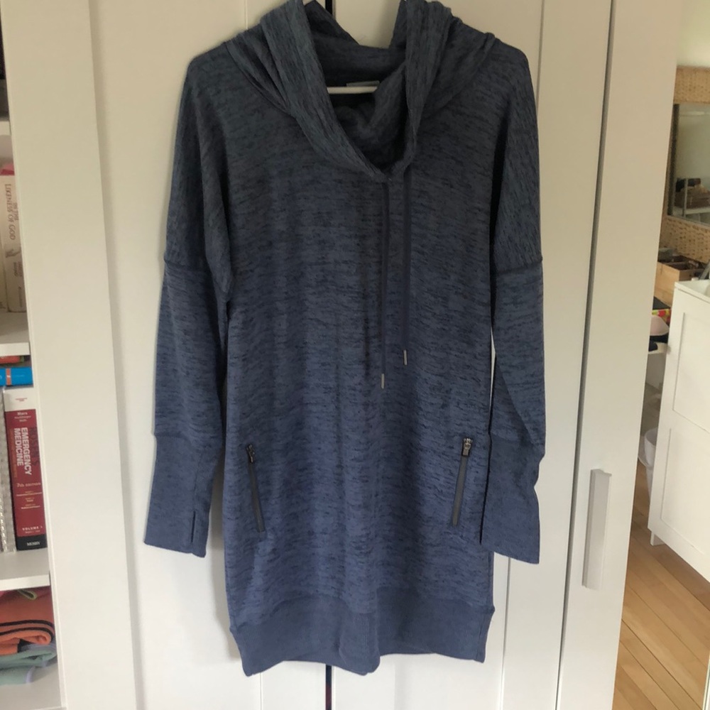This athleisure sweater shirt/dress